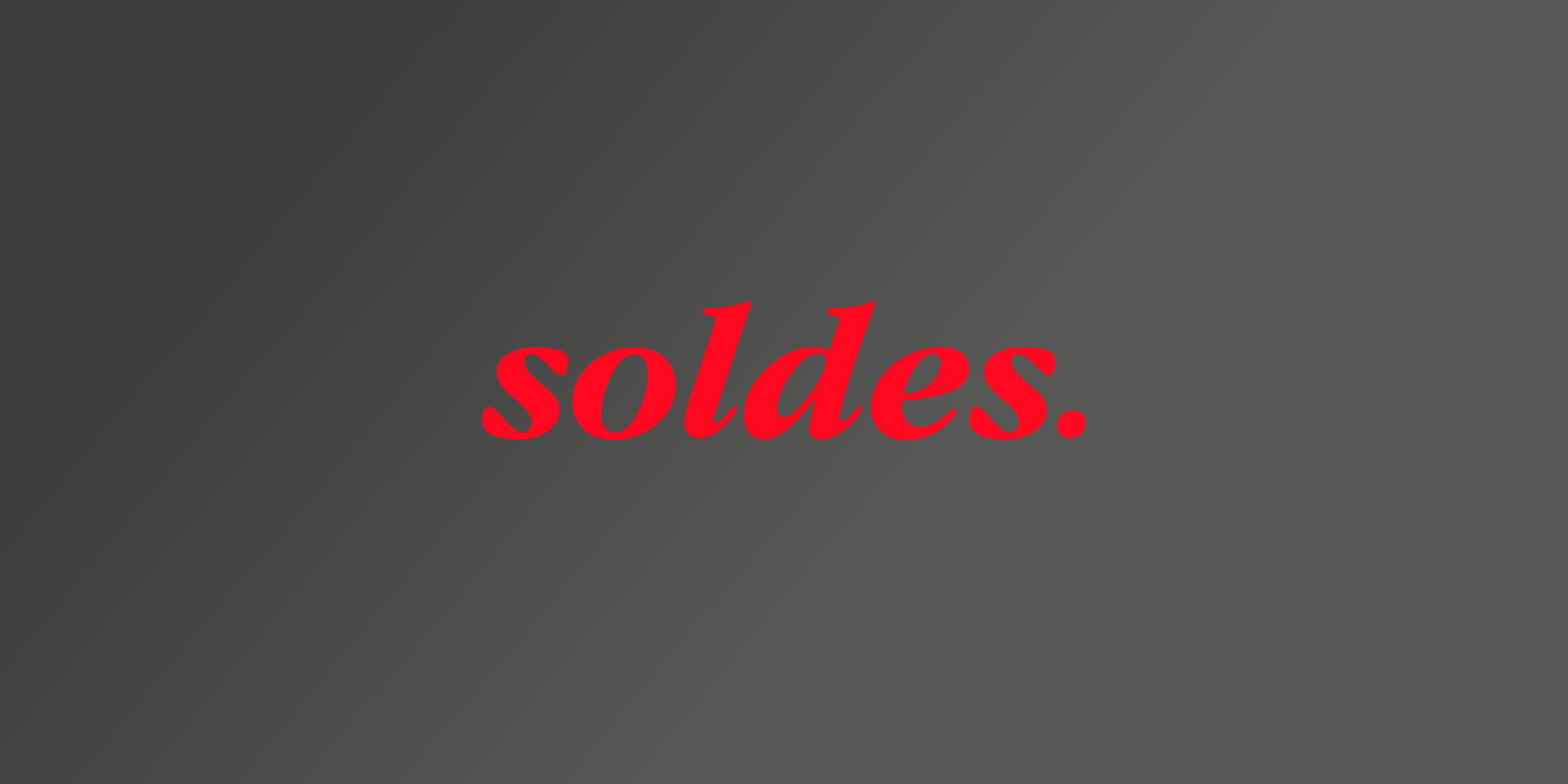 Les soldes d’hiver 2022 sont là